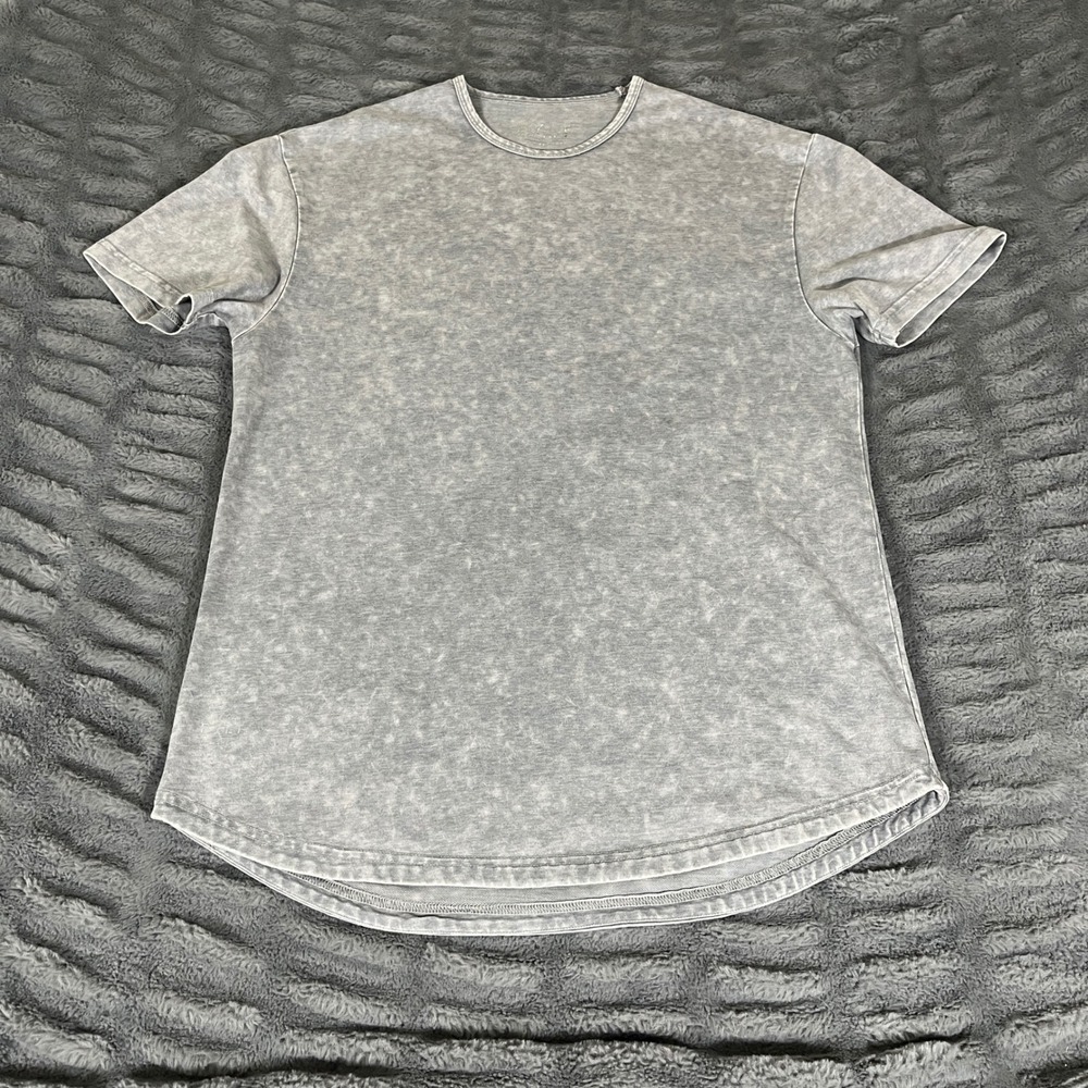 BYLT Premium Basics Signature Drop-Cut T-Shirt L Mineral Wash Grey Short Sleeve